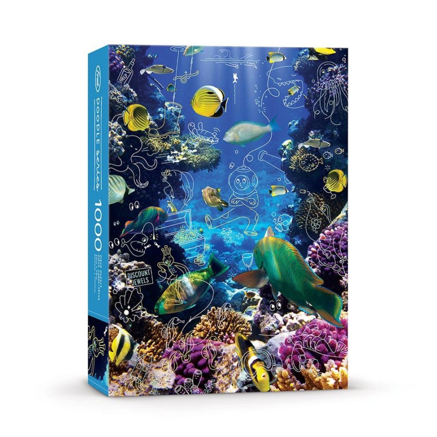 Fun + Games Fred & Friends Puzzles | 1000 Piece Puzzle: Swap Meet Under The Sea