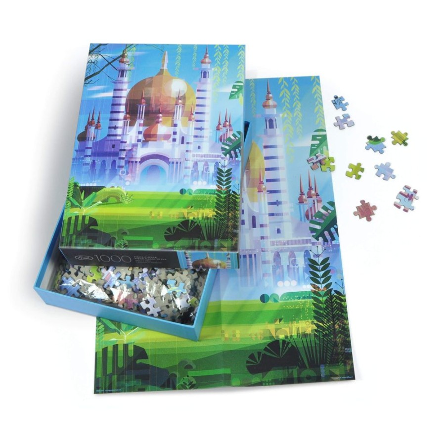 Fun + Games Fred & Friends Puzzles | 1000 Piece Puzzle: Temple