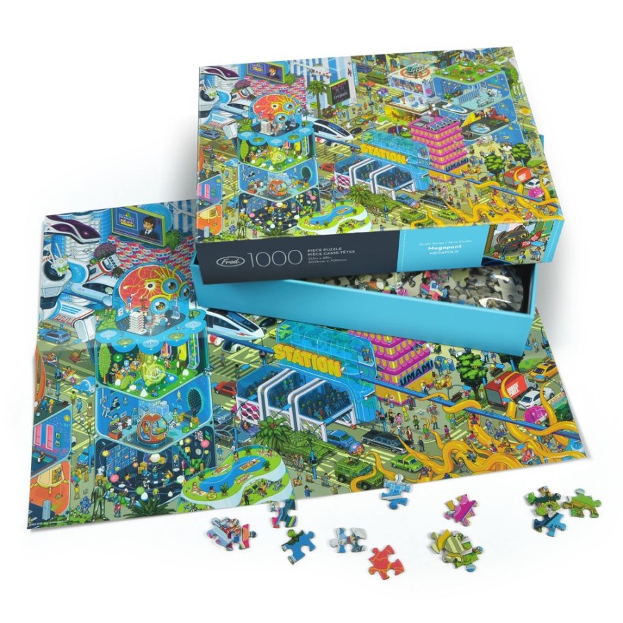 Fun + Games Fred & Friends Puzzles | 1000 Piece Puzzle: Megapont