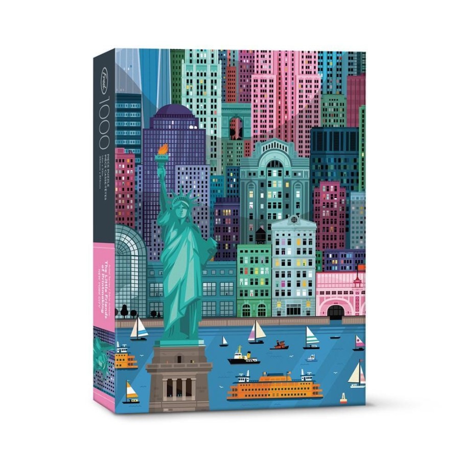 Fun + Games Fred & Friends Puzzles | 1000 Piece Puzzle: New York