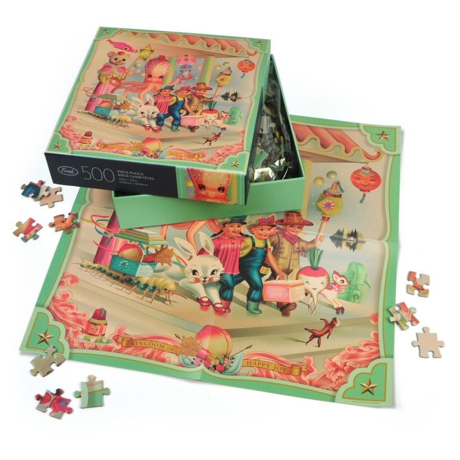 Fun + Games Fred & Friends Puzzles | 500 Piece Puzzle: Kingdom Of Happy Joy