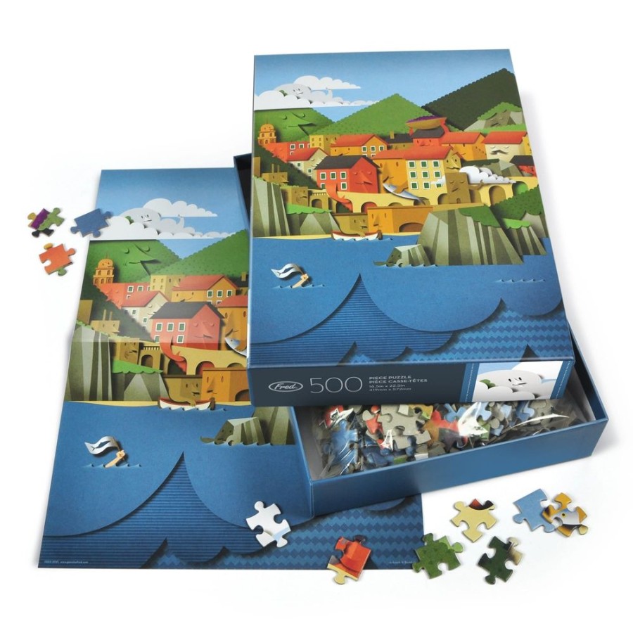 Fun + Games Fred & Friends Puzzles | 500 Piece Puzzle: Le Cinque Terre