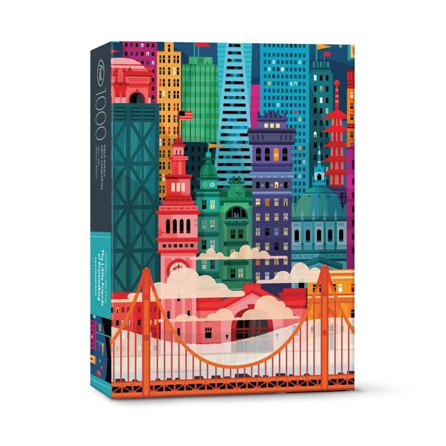 Fun + Games Fred & Friends Puzzles | 1000 Piece Puzzle: San Francisco