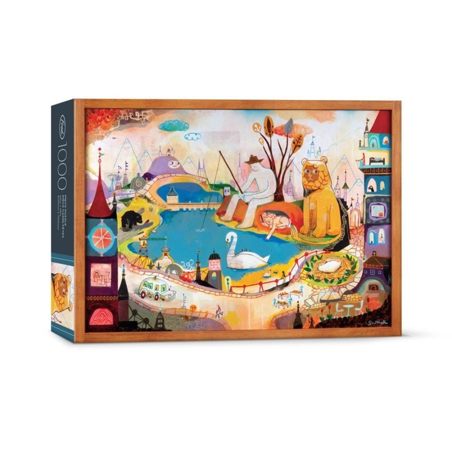 Fun + Games Fred & Friends Puzzles | 1000 Piece Puzzle: The Lion Is Awake