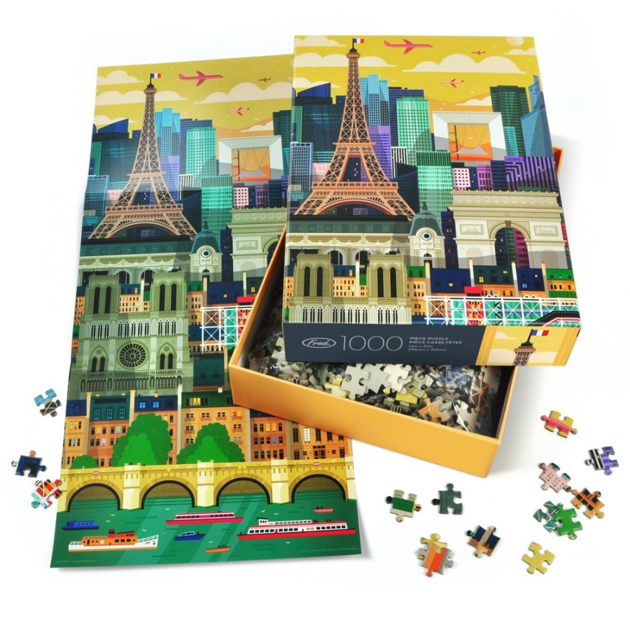 Fun + Games Fred & Friends Puzzles | 1000 Piece Puzzle: Paris