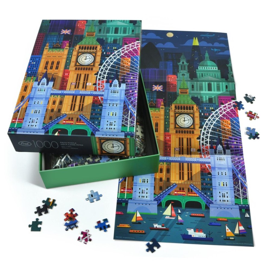 Fun + Games Fred & Friends Puzzles | 1000 Piece Puzzle: London