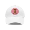 leather patch dad hat — the amazigh letter (ⵣ)