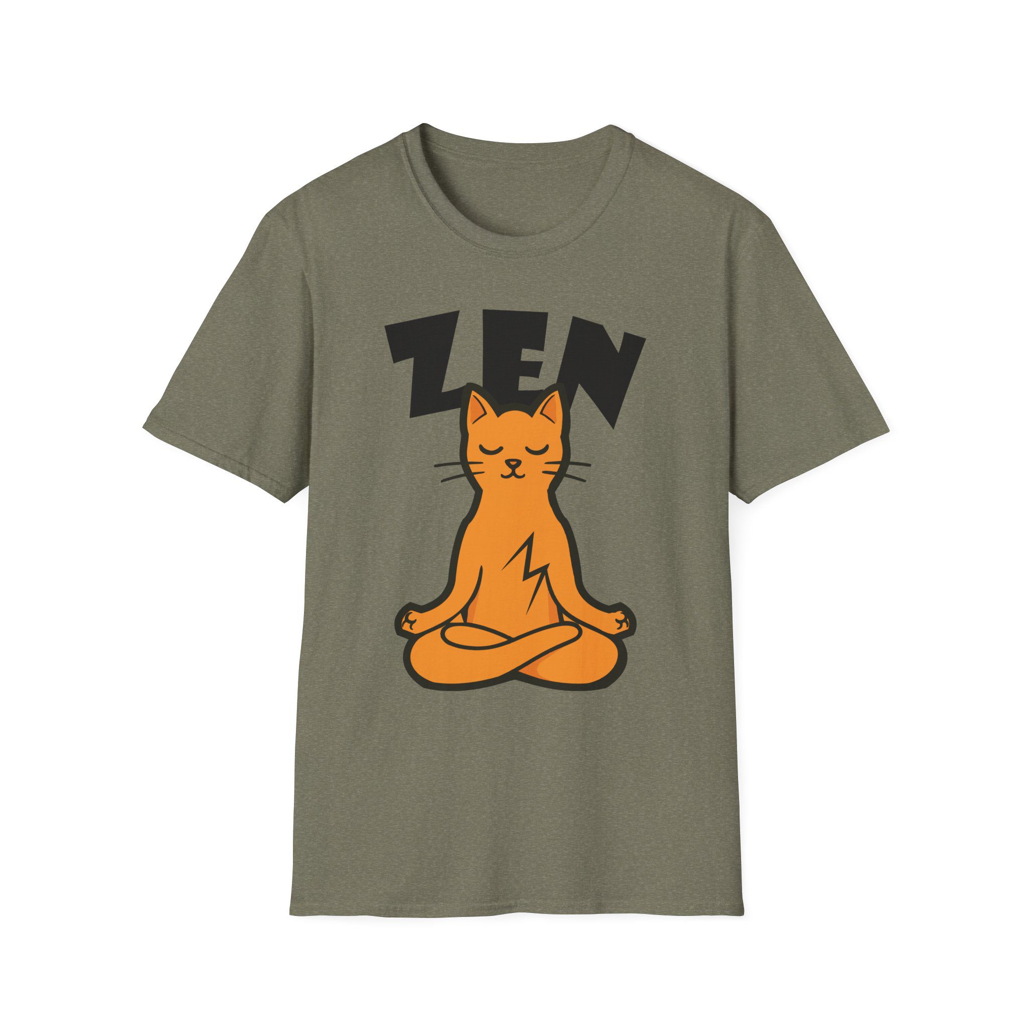 zen cat t shirt