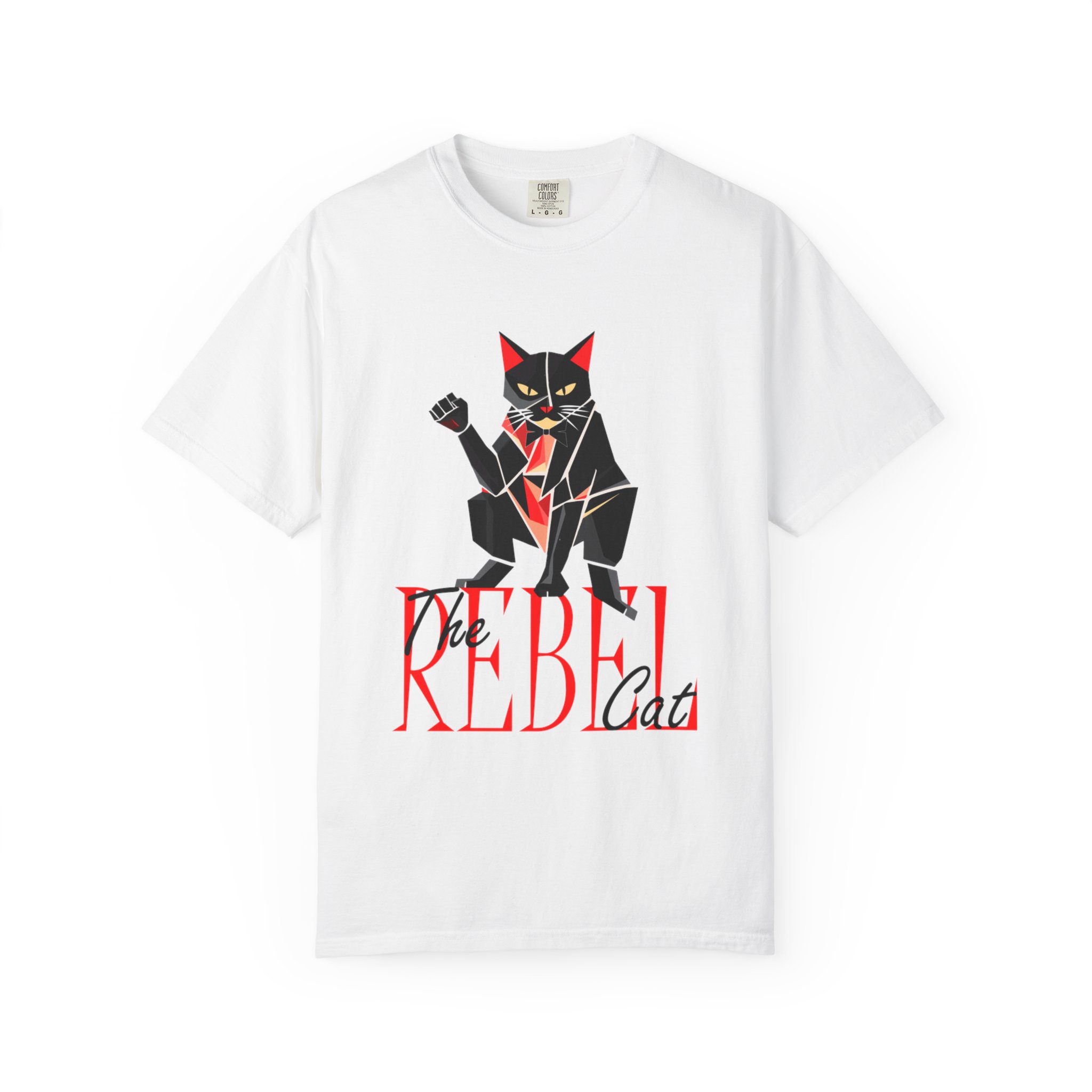 rebel cat — cotton t shirt