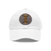 leather patch dad hat — the amazigh letter (ⵣ)