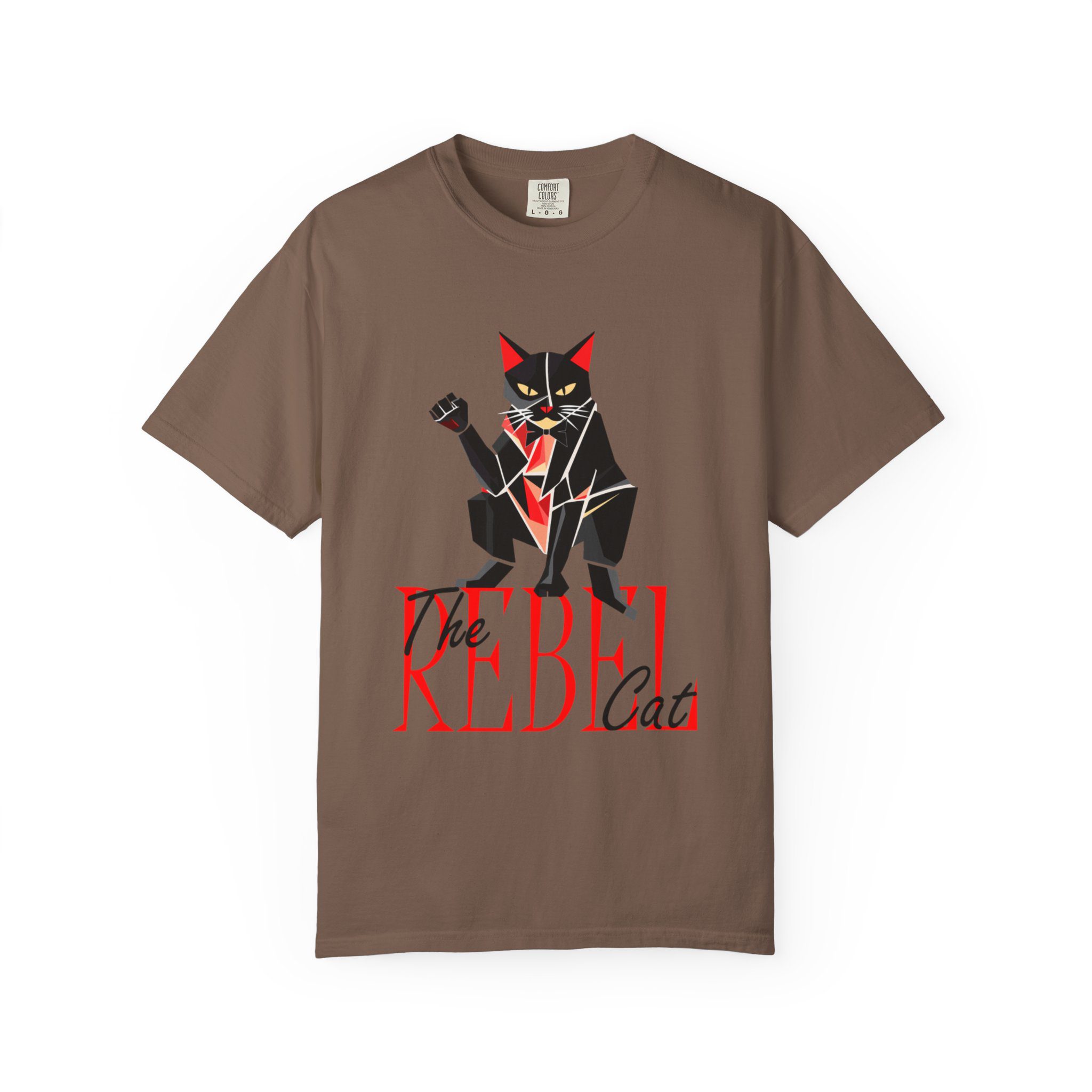 rebel cat — cotton t shirt