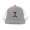 vintage geometric bee trucker cap — the amazigh letter (ⵣ)