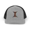 vintage geometric bee trucker cap — the amazigh letter (ⵣ)