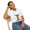 tribal boomerang graphic t shirt — geometric native inspired design
