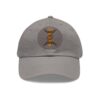 leather patch dad hat — the amazigh letter (ⵣ)