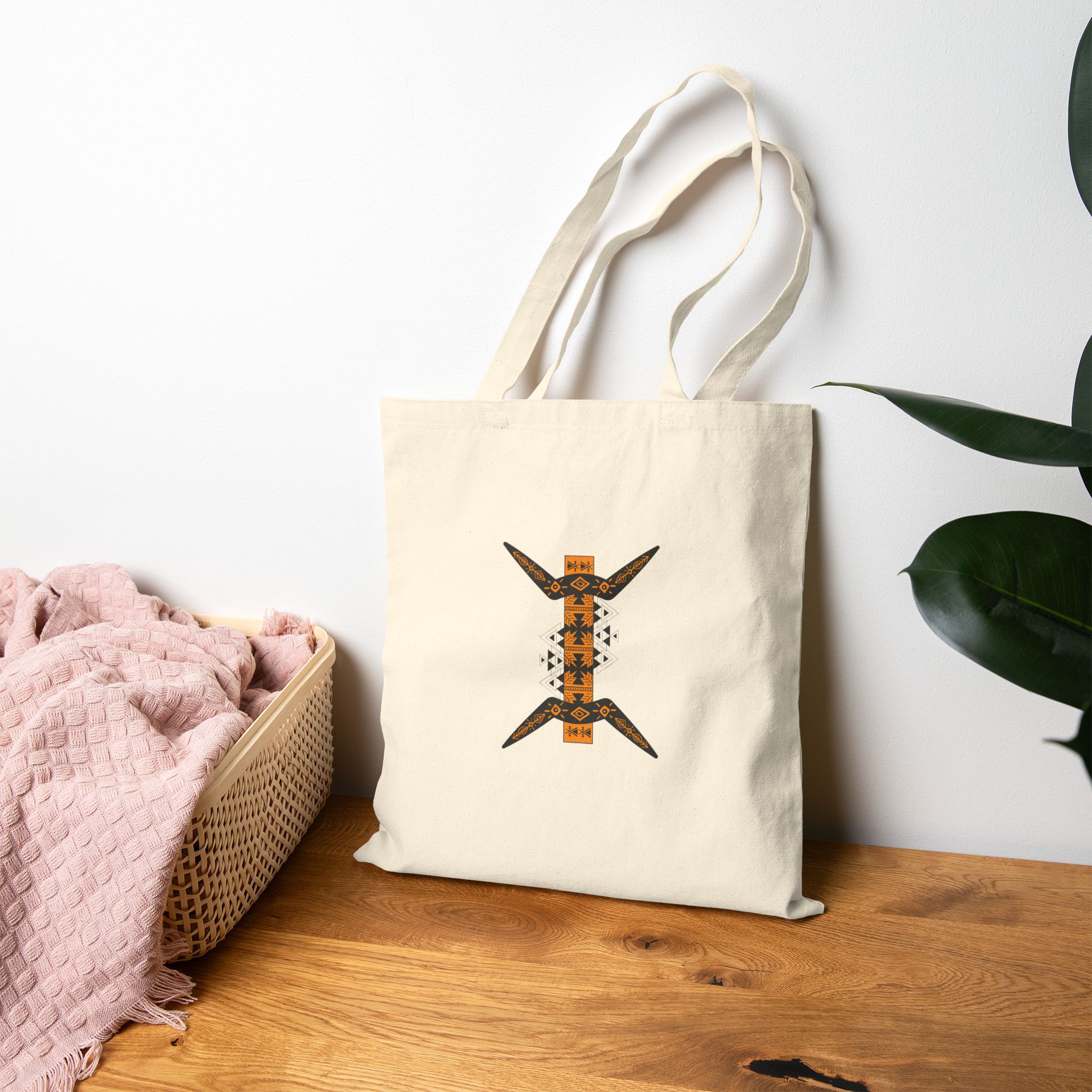 tote bag — the amazigh letter (ⵣ), eco friendly market tote